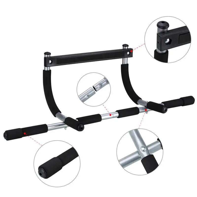 Get Fit at Home with Our Adjustable Chin Up Bar! Perfect for Your Door Frame Workouts! 💪🏋️♂️ #HomeGym #FitnessGoals