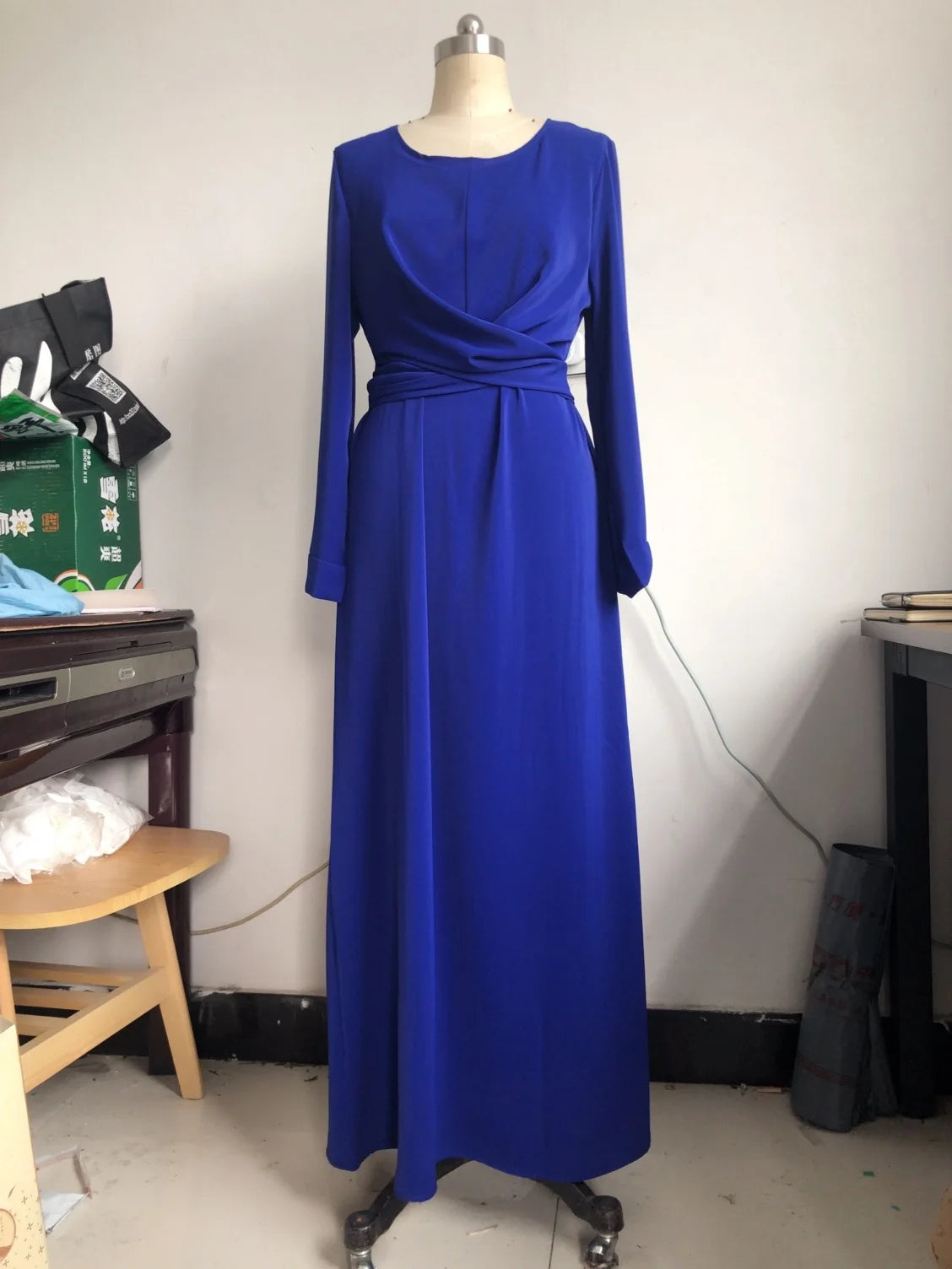 Fahsion Ramadan Eid Muslim Abaya Robe Musulmane Dubai Muslim Dress Shiny Kaftan Robe Full Length Worship Service Abayas