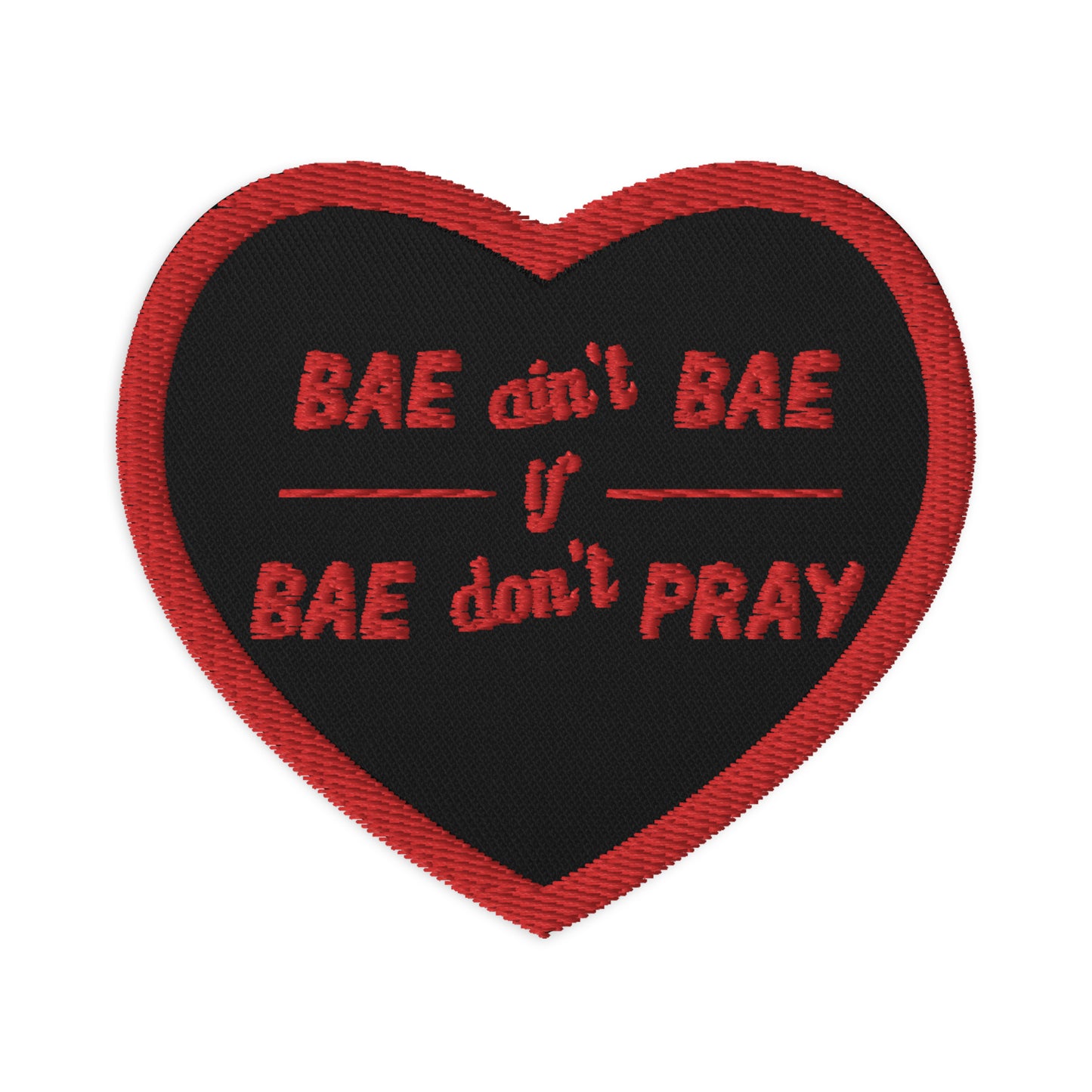 Pray Bae | Embroidered Patch