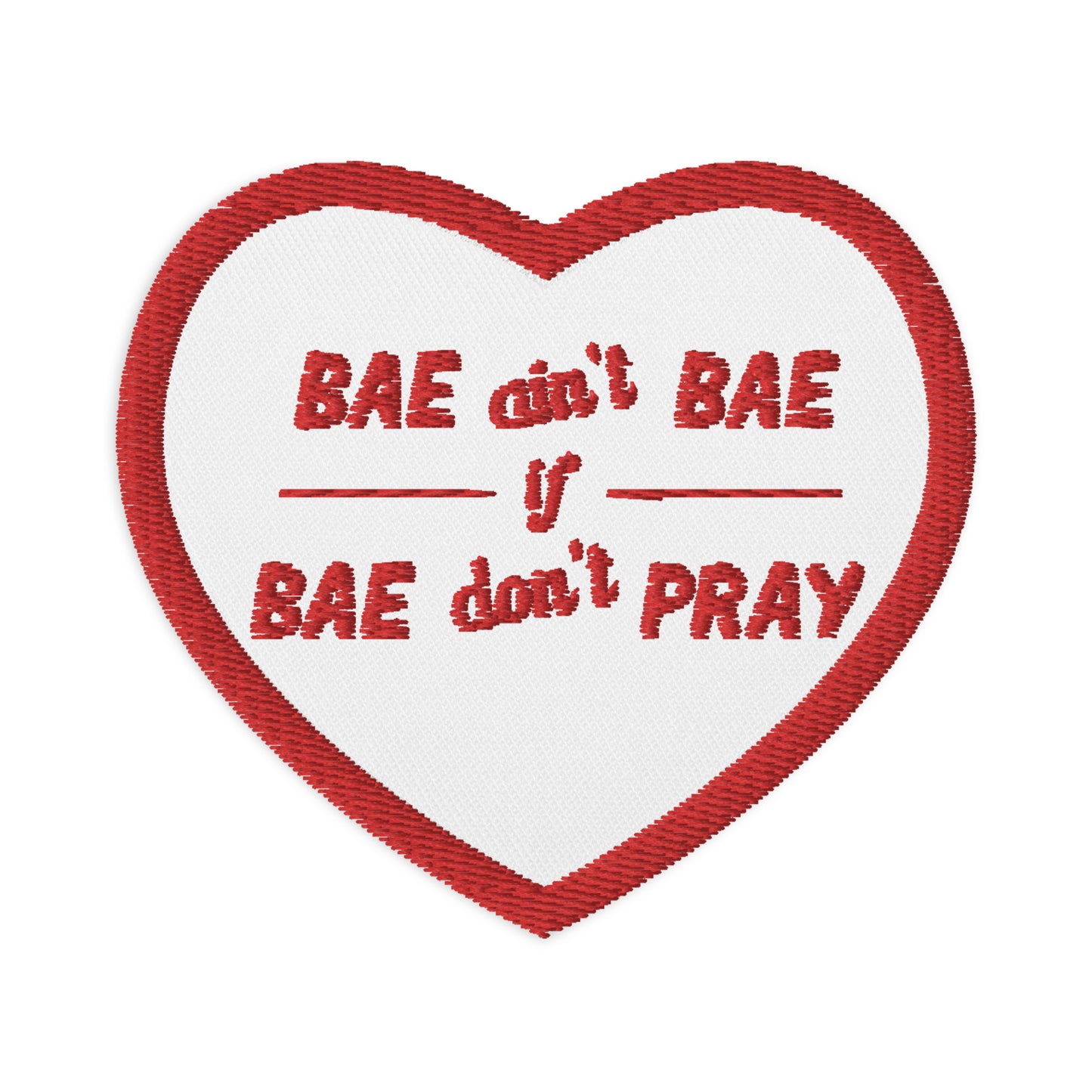 Pray Bae | Embroidered Patch