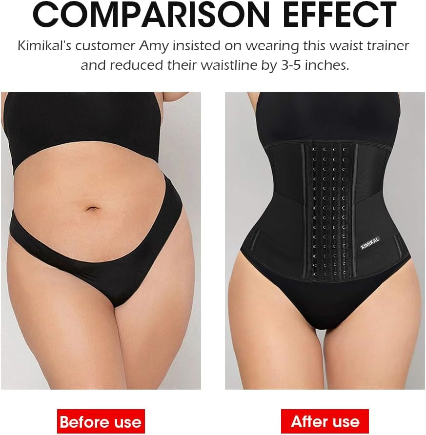 Women Waist Trainer Corset Belt: under Clothes Sport Tummy Control Long Torso Shapewear