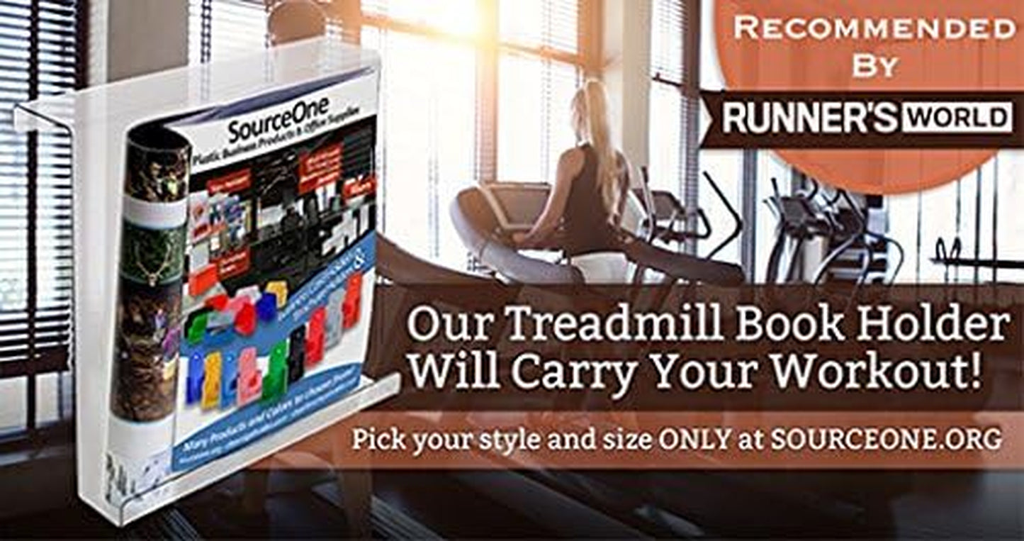 Source One LLC Standard Treadmill Book Holder Reading Rack (TBH-S)