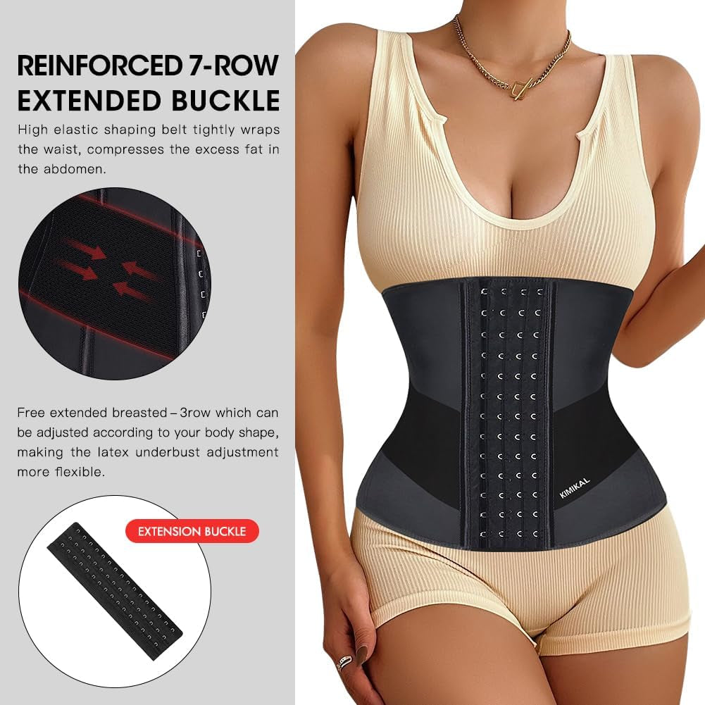 Women Waist Trainer Corset Belt: under Clothes Sport Tummy Control Long Torso Shapewear