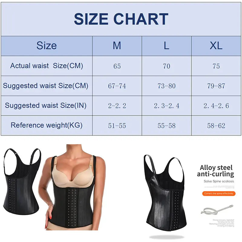 Sculpt Your Silhouette: Women's Steel Boned Latex Underbust Corset for Ultimate Waist Training & Workout Support! 💪✨