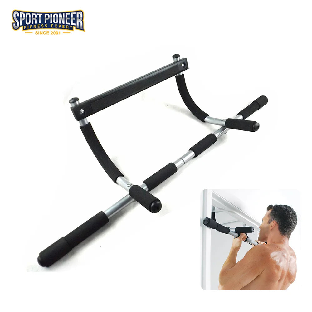 Get Fit at Home with Our Adjustable Chin Up Bar! Perfect for Your Door Frame Workouts! 💪🏋️‍♂️ #HomeGym #FitnessGoals