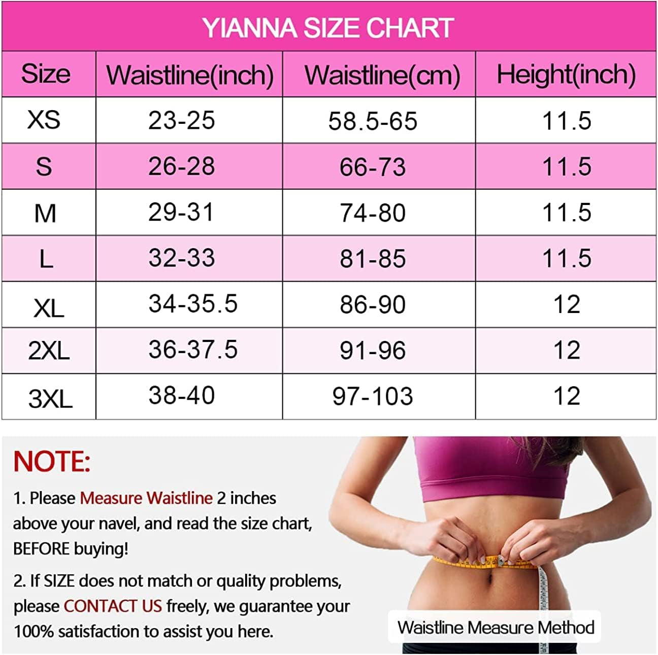 Waist Trainer for Women Latex Underbust Waist Corsets Cincher Hourglass Body Shaper 4 Hooks