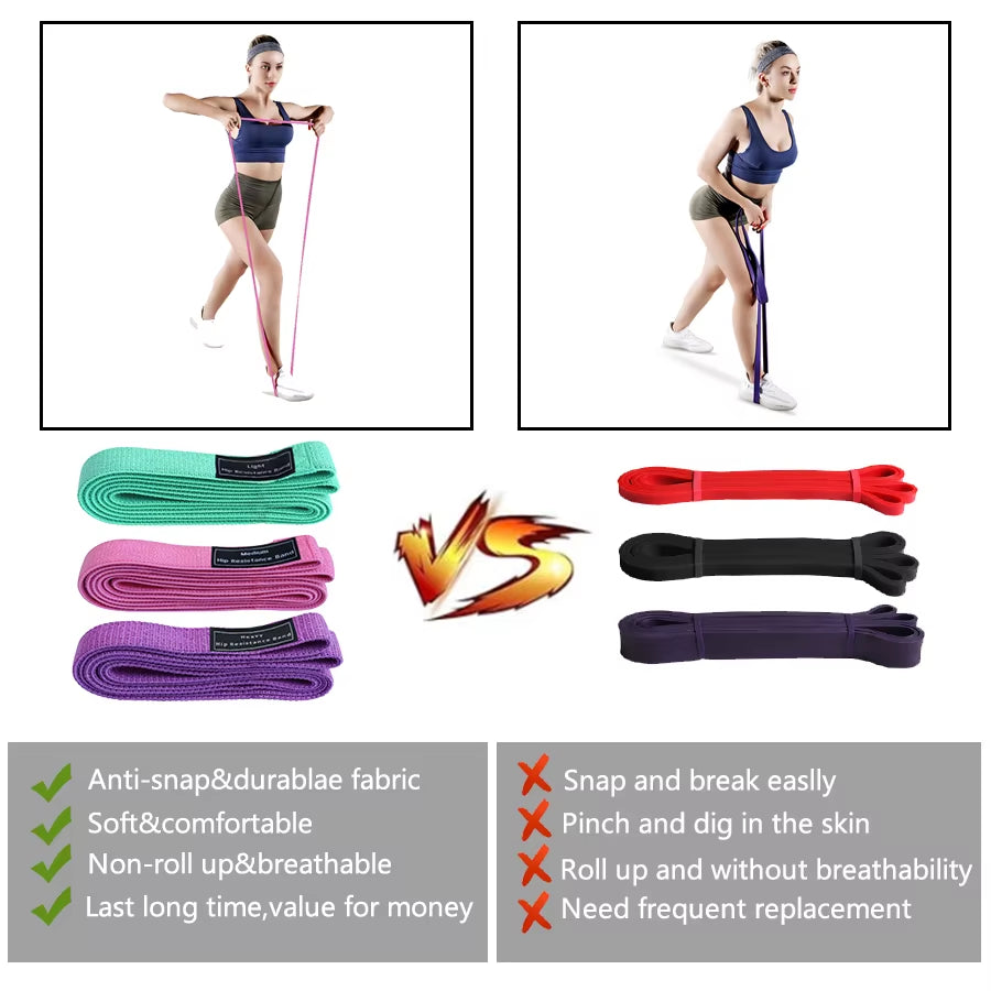 Get Fit with Our Non-Slip Hip Fabric Resistance Bands for Ultimate Booty Workouts! 🍑💪 #FitnessGoals #GluteTraining