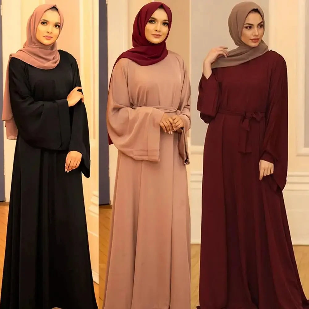 Ramadan Abaya Muslim Hijab Dress Abayas for Women Dubai Turkey Islam Clothing Kaftan Robe Longue Femme Musulmane Vestidos Largos