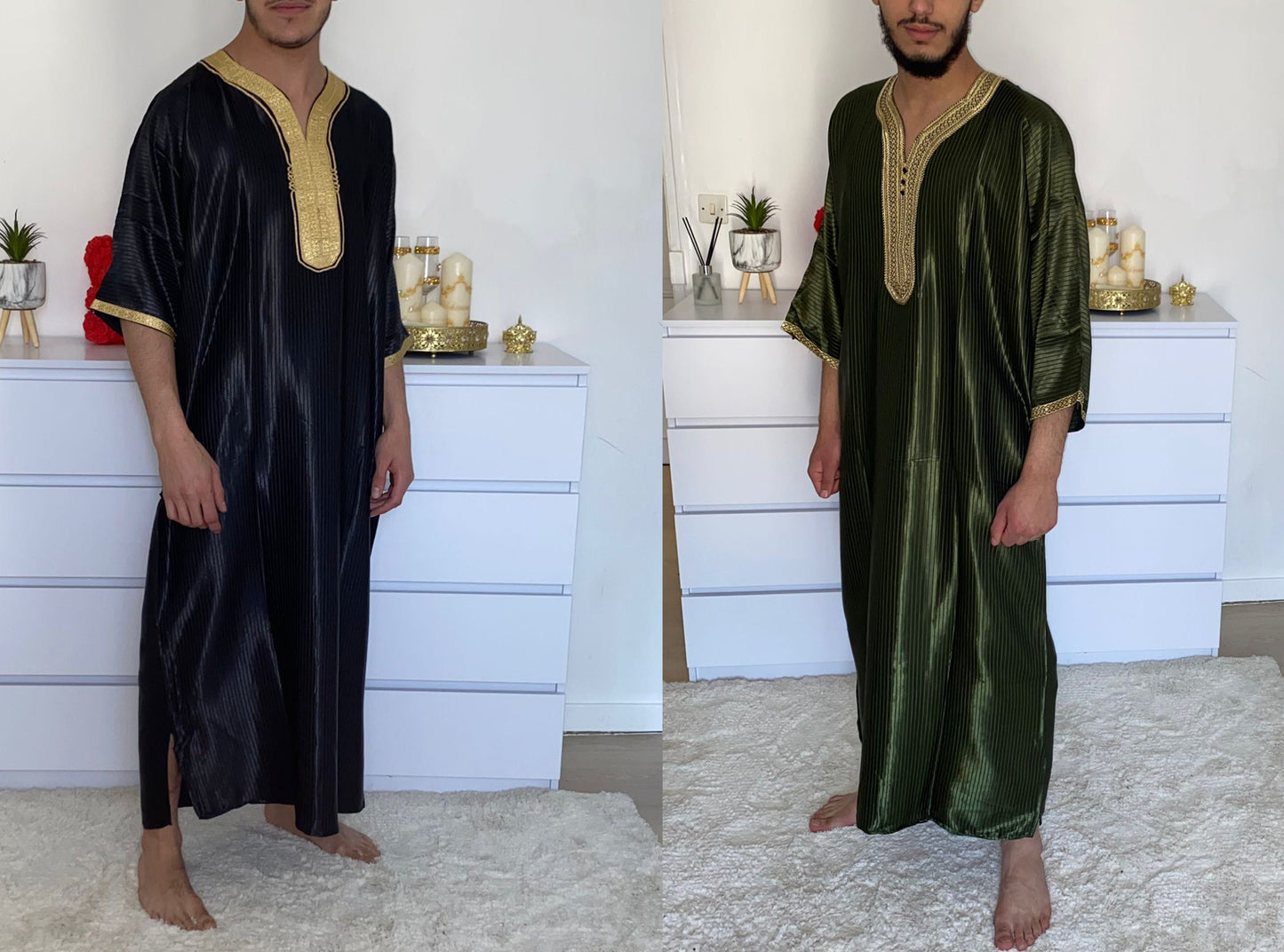 Qamis Man, Djellaba, Jellabilla, Man Aid Outfit, Eid Mubarak, Oriental Dress Man, Traditional Abaya Morocco Ceremony Hlal Marriage